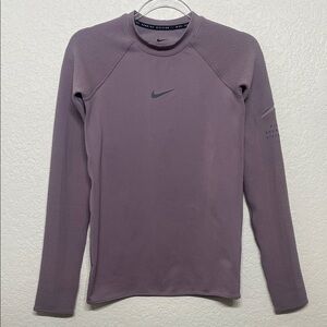 Nike Running Division Women’s Small Lavender Purple Long Sleeve Active Top